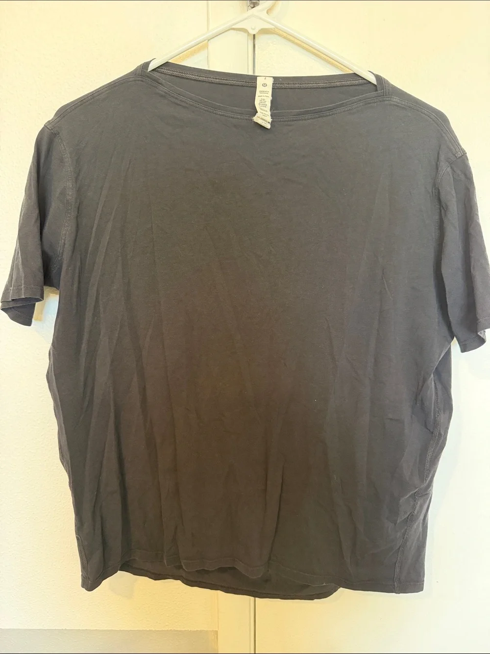lululemon athletica Black Relaxed Short Sleeve Tee